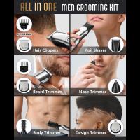 Personal-Care-and-Health-Beard-Trimmer-for-Men-Waterproof-Electric-Razor-for-Nose-Body-Face-Mustache-Cordless-Hair-Clippers-Shavers-Grooming-Kit-Gifts-for-Men-Husband-F-3