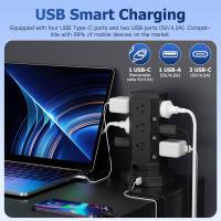Powerboards-and-Adapters-AU-17-in-1-Tower-Power-Board-2M-Cord-12-Outlets-with-USB-C-A-Individual-Switches-Overload-Protected-Vertical-Power-Strip-3