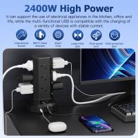 Powerboards-and-Adapters-AU-17-in-1-Tower-Power-Board-2M-Cord-12-Outlets-with-USB-C-A-Individual-Switches-Overload-Protected-Vertical-Power-Strip-4