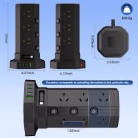 Powerboards-and-Adapters-AU-17-in-1-Tower-Power-Board-2M-Cord-12-Outlets-with-USB-C-A-Individual-Switches-Overload-Protected-Vertical-Power-Strip-5