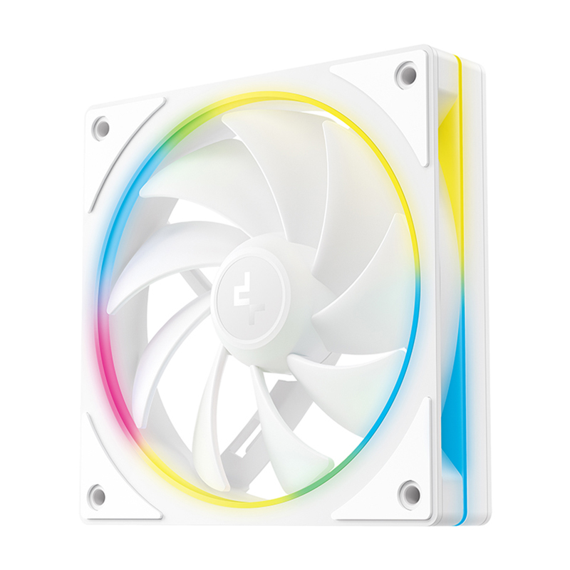 DeepCool FL12 120mm Unique ARGB Fan - White (R-FL12-WHAPN1-G)