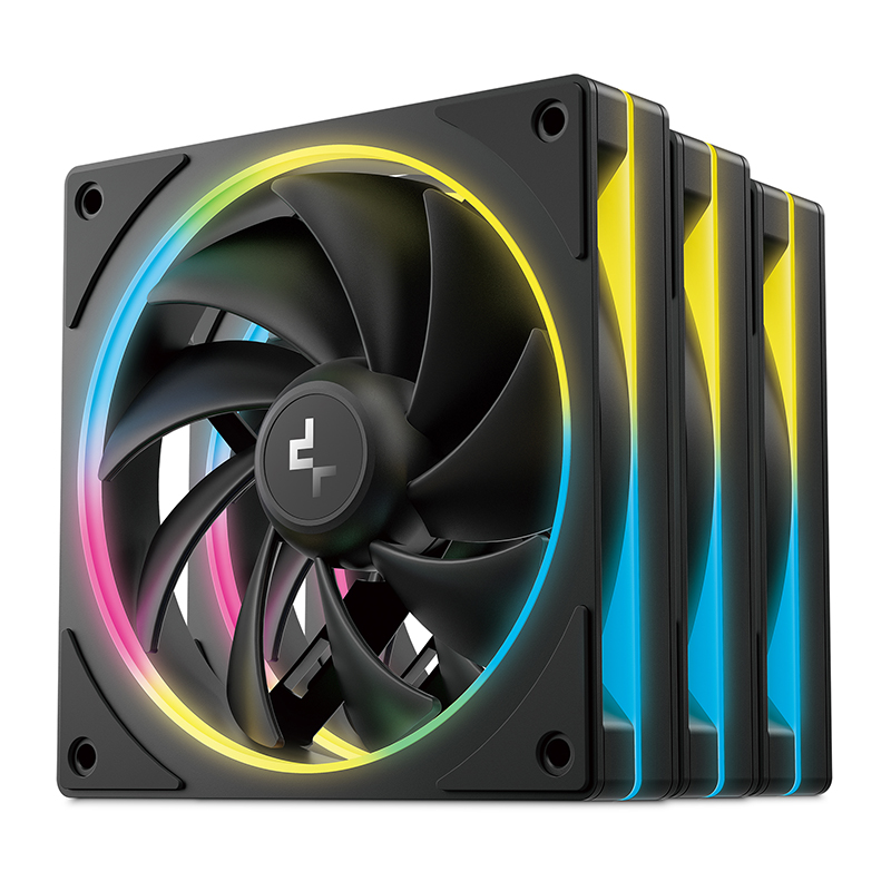 DeepCool FL12 SE 120mm Performance ARGB Fan - 3 Pack (R-FL12SE-BKAPN3-G)