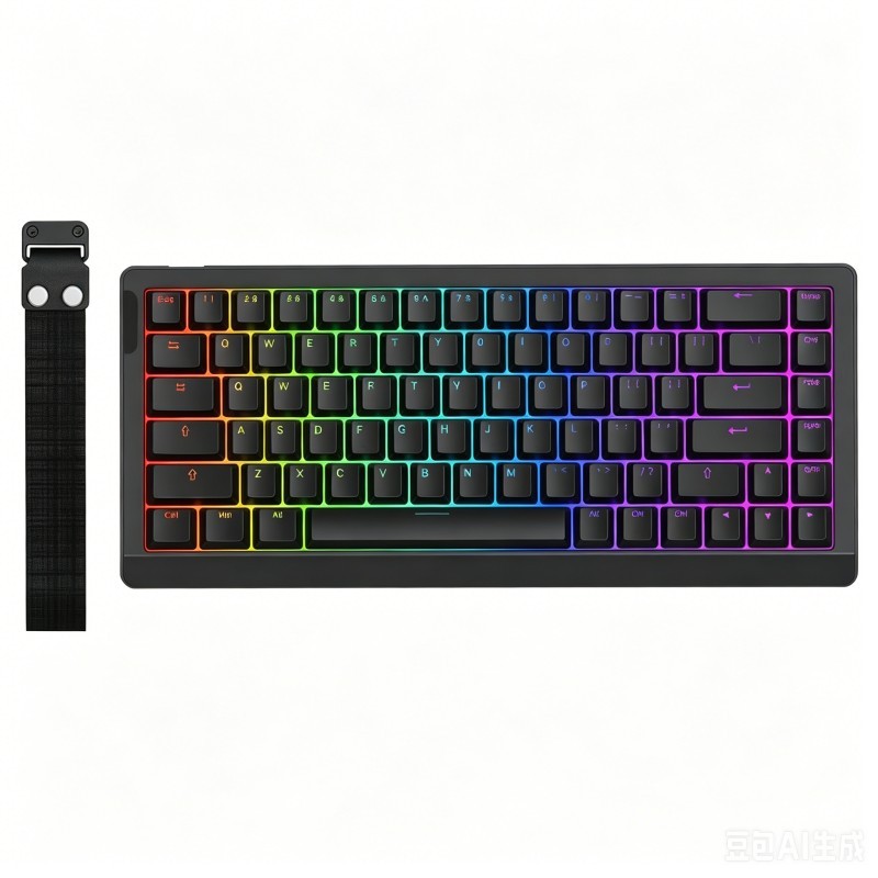 EPOMAKER HE68 Lite Hall Effect Gaming Keyboard, 0.125ms Latency, 5-Layer Sound-Dampened, Snap Key, SOCD, A-RGB, Wired, Mac Software (Black)