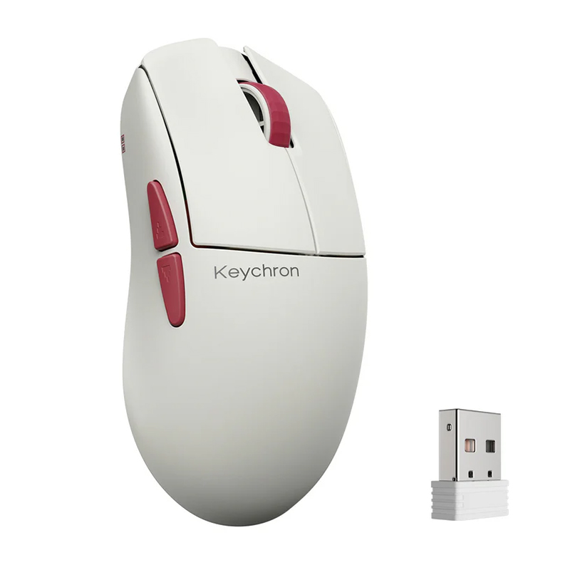 Keychron G4 Wireless Mouse - White (MSKCG4B1)
