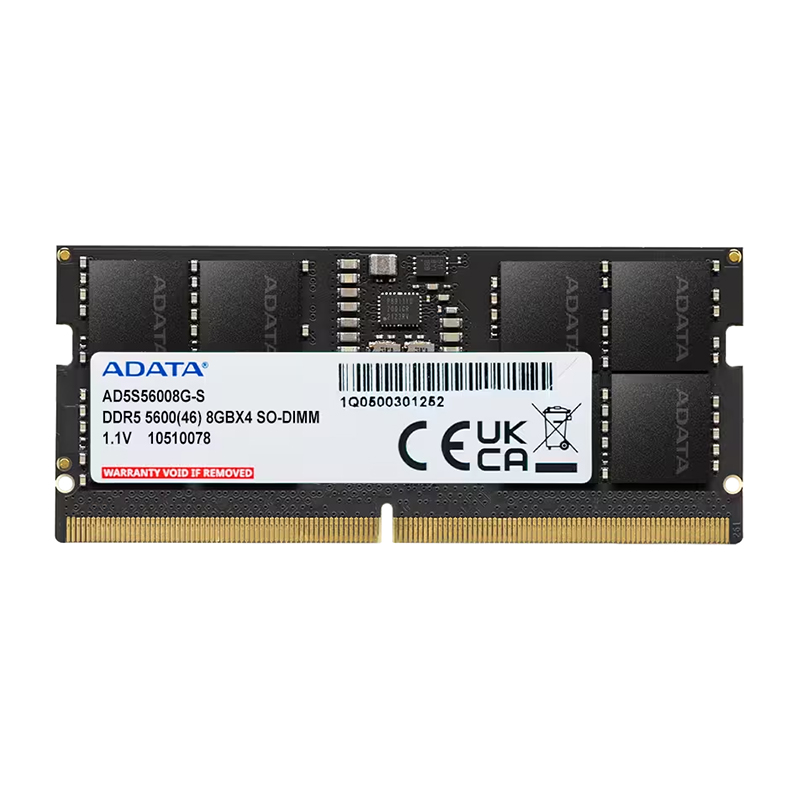 ADATA 8GB (1x8GB) AD5S56008G-S 5600MHz SODIMM DDR5 RAM