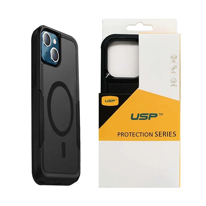 USP 6.9in Rugged Apple iPhone 16 Pro Max Armor Light Case with MagSafe - Black (6976552041898)