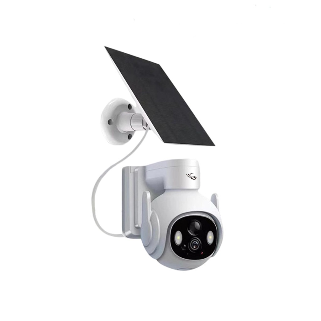 BDI New AI Outdoor Waterproof Solar 3MP Wi-Fi PAN TILT Security Camera.