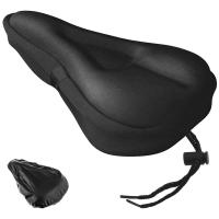 Bike Seat Cushion - Gel Padded Bike Seat Cover for Men Women Comfort, Extra Soft Exercise Bicycle Seat Compatible with Peloton, Outdoor & Indoor Bike