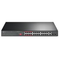 TP-Link 24-Port 10/100Mbps + 2-Port Gigabit Unmanaged PoE+ Switch - UN/5.40 (TL-SL1226P UN/5.40)