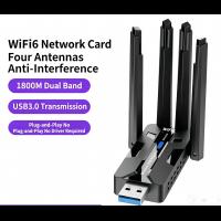 Wireless-USB-Adapters-AX1800-Wi-Fi-6-USB-3-0-Dual-Band-Wireless-Adapter-Driver-Free-Plug-Play-4-Antenna-WiFi-Network-Receiver-Transmitter-for-2