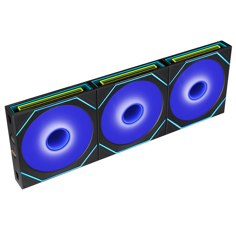 Lian Li Uni Fan SL Infinity Flex 2.4GHz Wireless 120mm ARGB Fan 3 Pack - Black (12SLIN1F3B)