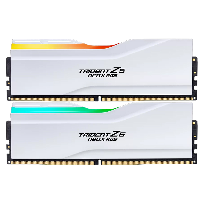 G.Skill 32GB (2x16GB) F5-6000A3636F16GX2-TZ5NXRW Trident Z5 NeoX RGB White 6000MHz CL36 DDR5 RAM