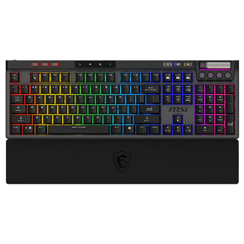 MSI Strike Pro Wireless Mechanical Keyboard - Silent Switch US (STRIKE PRO WIRELESS SILENT US)