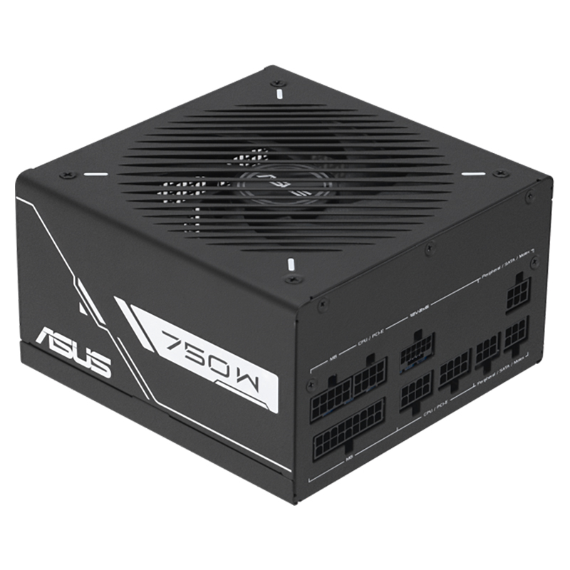 Asus Prime 750W 80+ Gold Fully Modular PCIe 5.1 ATX 3.1 Power Supply - Black Edition (PRIME-750G)