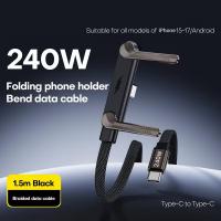 Charging-Cables-Invisible-Charging-Cable-with-Bracket-Type-C-to-Type-C-240W-PD-Fast-Charging-Cable-360-Degree-Rotatable-Adjustable-Metal-Bracket-2