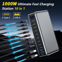 Computer-Accessories-1000W-GaN4-10-Port-PD-USB-C-Charging-Station-Multi-Device-Desktop-Fast-Charger-Hub-for-Laptops-iPhone-Samsung-Steam-Deck-6
