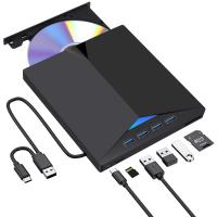 External-Optical-Drives-Portable-USB3-0-Type-C-External-CD-DVD-Drive-Disc-Reader-Writer-Burner-Compatible-with-MacBook-iMac-Desktop-Windows-7-to-11-Computers-Black-1
