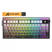 Attackshark R85HE Trigger Keyboard Magnetic Switch with Custom Lightbox - Grey Gradient