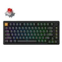 Keychron J2 QMK RGB Wireless Mechanical Keyboard Black - Apex Red Switch (KBKCJ2H1A)