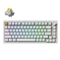 Keychron J2 QMK RGB Wireless Mechanical Keyboard White - Apex Banana Switch (KBKCJ2Q4A)