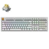 Keychron J5 QMK RGB Wireless Mechanical Keyboard White - Banana Switch (KBKCJ5Q4T)