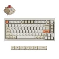 Keychron V1 Ultra 8K Wireless Custom Mechanical Keyboard Retro Pastel - Silk POM Switch Red (KBKCV1USR1)