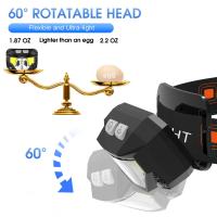 Outdoor-Lighting-Headlamp-Flashlight-Lumen-Ultra-Light-Bright-LED-Rechargeable-Headlight-with-White-Red-Light-2-Pack-Waterproof-Motion-Sensor-Head-Lamp-8-Modes-for-O-5