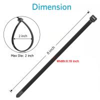 Outdoor-Toys-Zip-Ties-8-inch-100-Pack-40lbs-Tensile-Strength-Black-Cable-Ties-Wire-Ties-For-Indoor-and-Outdoor-Use-Heavy-Duty-Cable-Wire-Ties-With-Self-Locki-3