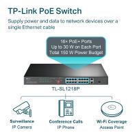 Switches-TP-Link-16-Port-10-100-Mbps-2-Port-Gigabit-Rackmount-Switch-with-16-Port-PoE-UN-5-40-TL-SL1218P-UN-5-40-5