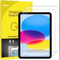 2 pc Screen Protector for iPad A16 2025 11th/10th 2022 Generation (11-inch/10.9), Tempered Glass Film Guard -Clear keyboard ipad pencil pen Stylus