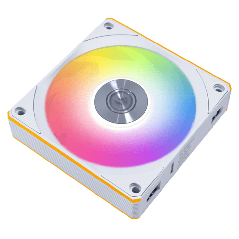 Lian Li Uni Fan SL Flex 120mm Reverse Blade ARGB Fan - White (12RCL1F1W)