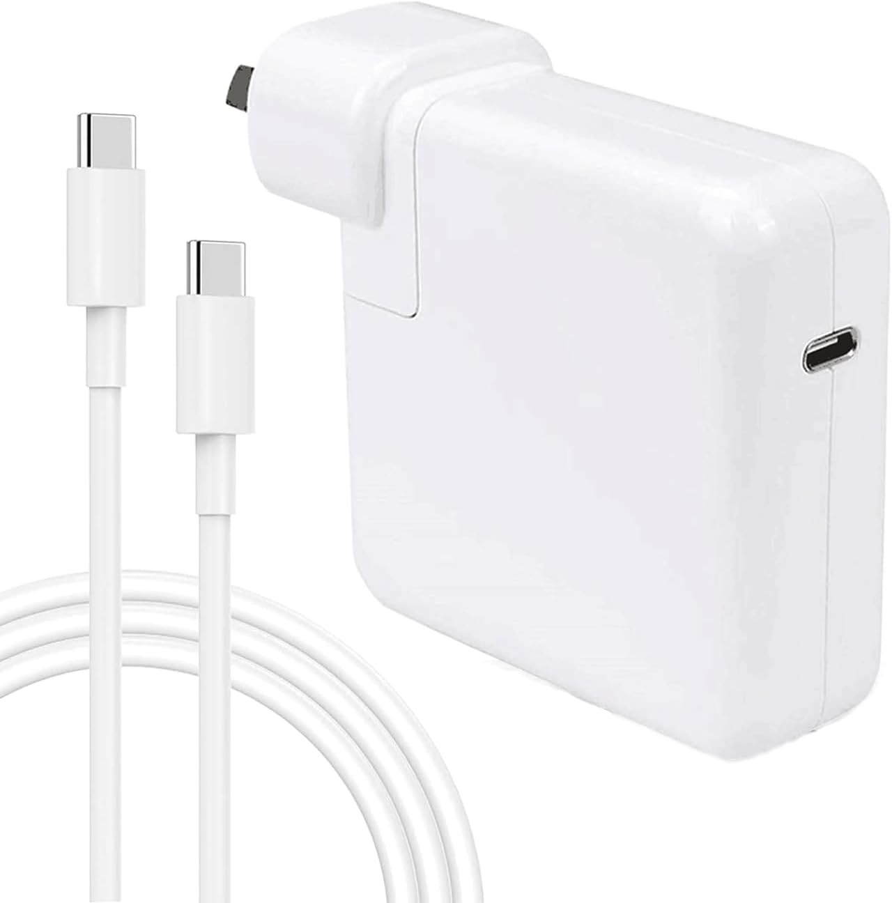 96W 2mUSB C Charger,USB C to C Charging Cable,for MacBook Pro 13-16" 2017-2021, MacBook Air M1 M2 13" 2018-2022, i-Pad Pro/Air, HP ASUS Power Adapter