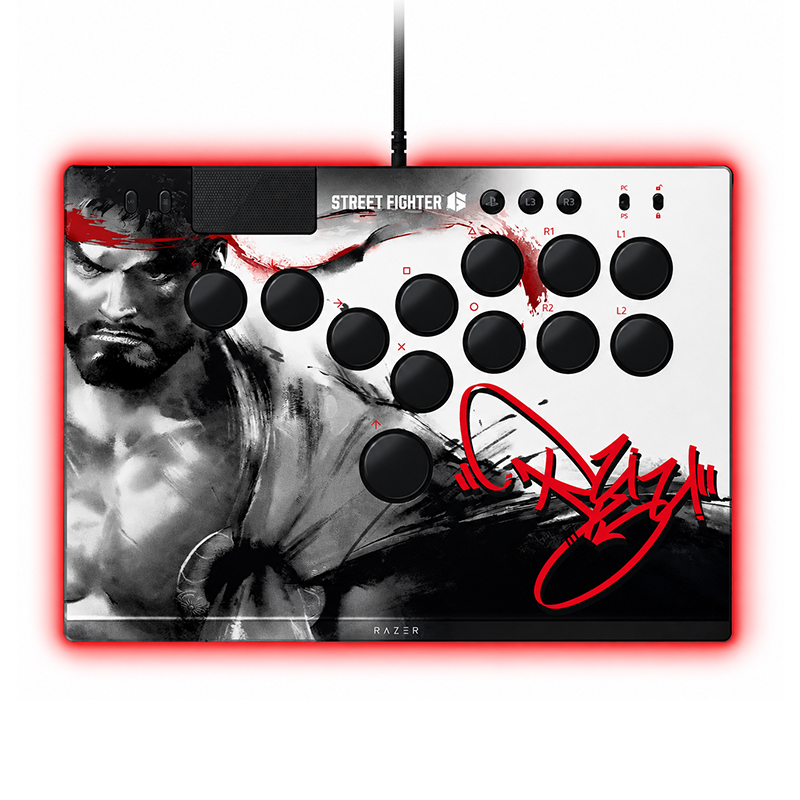 Razer Kitsune All-Button Optical Arcade Controller for PS5 and PC - Ryu Edition (RZ06-05020700)
