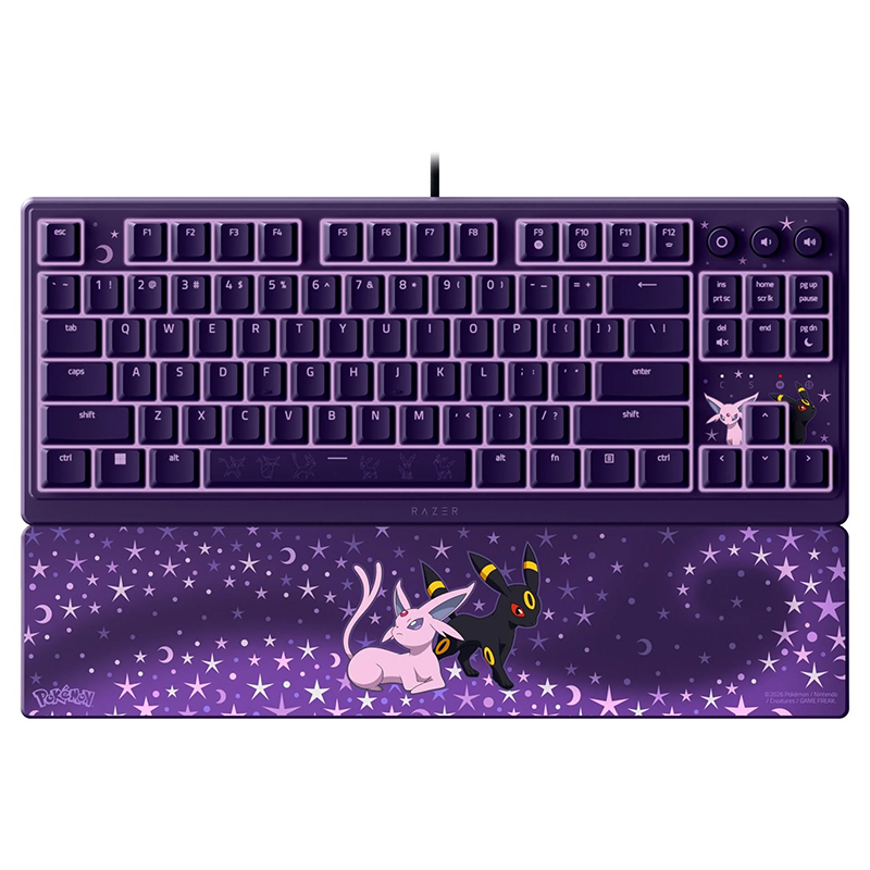 Razer Ornata V3 TKL Low Profile Gaming Keyboard US Layout - Espeon/Umbreon Edition (RZ03-04882300)