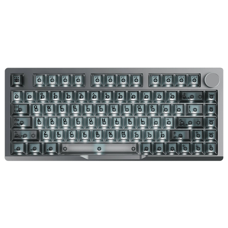 VOICSKY Apex 75 Wireless Anodized Aluminium Chassis Mechanical Keyboard Dark - Tone Linear Switch (KBAPEX75ADKTE)