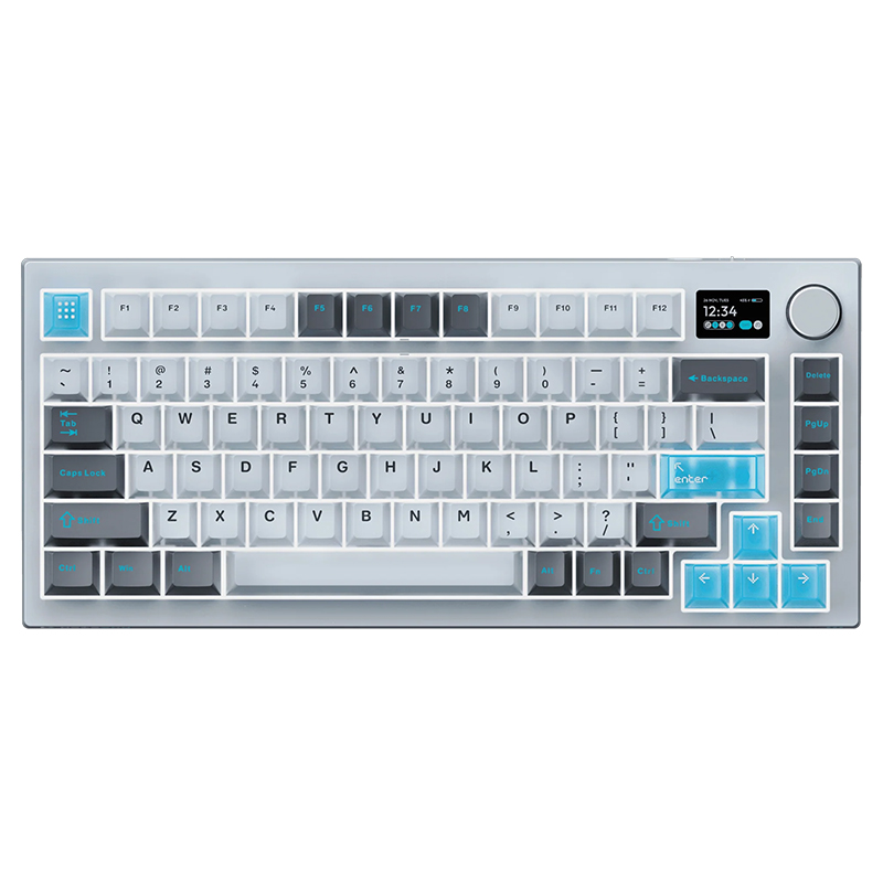 VOICSKY ECHO 75 Wireless Mechanical Keyboard with Dynamic Screen Light - Tone Linear Switch (KBECHO75ALTTE)