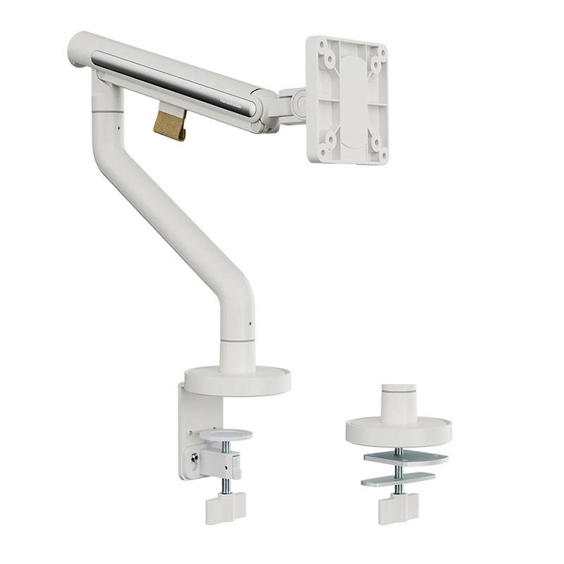 Humanmotion Designer Single Monitor Arm - White (T7-1G)
