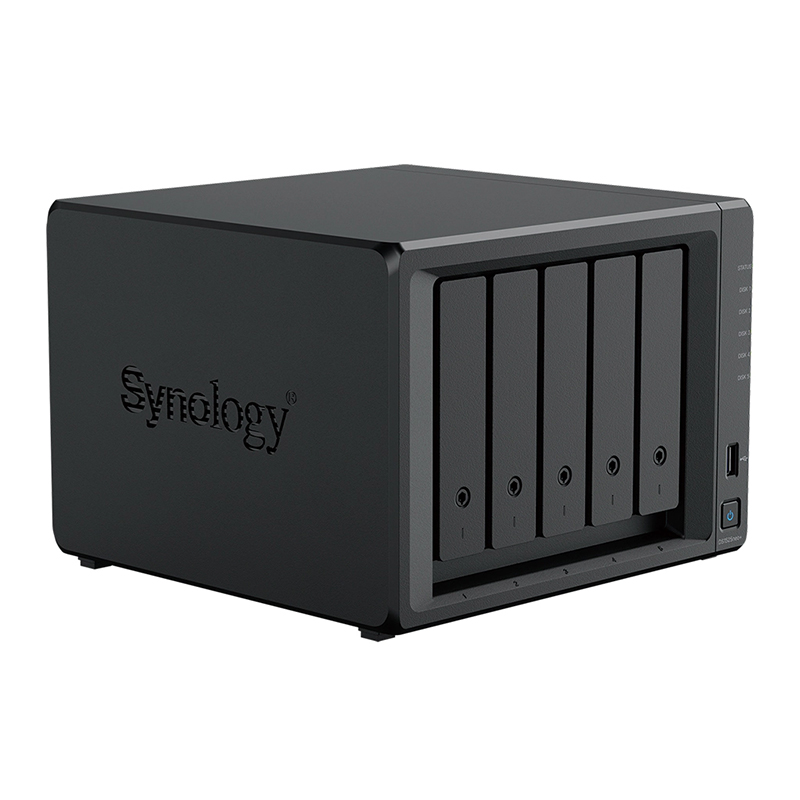Synology 5 Bay DiskStation DS1525NEO+ AMD Ryzen V1500B 4GB DDR4 Non-ECC SODIMM RAM 2.2GHz NAS (DS1525NEO+)