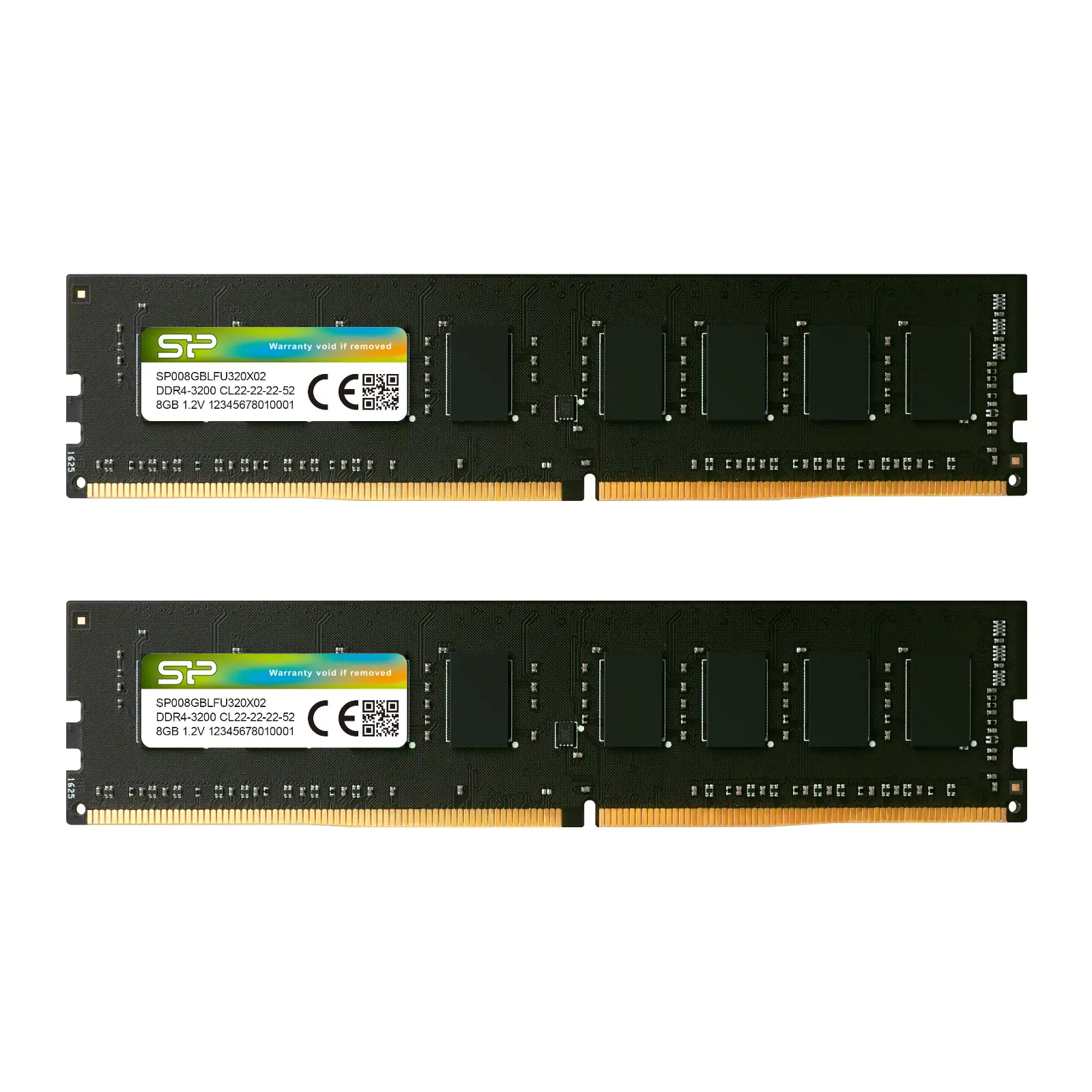SP Silicon Power 16GB(2*8GB) CL22 UDIMM 3200MT/s DDR4 RAM Dual