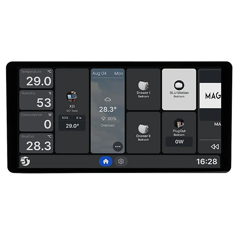 Shelly 6.9in Touch Wall Display X2i - Black (SH-SHELLYWALLBX2I)