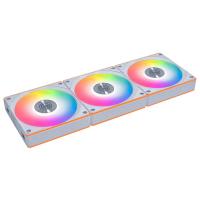 Lian Li Uni Fan SL Flex 120mm Reverse Blade ARGB Fan 3 Pack - White (12RCL1F3W)