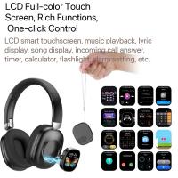 2-in-1-Wireless-Over-Ear-Headphones-Detachable-LCD-Touch-Screen-Mini-Portable-Speaker-Long-Battery-Life-Bluetooth-Headset-with-TF-Card-Playback-Ly-7