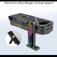 GPU-Accessories-Adjustable-GPU-Support-Bracket-5V-ARGB-Graphics-Card-Stand-with-Digital-Temperature-Display-Magnetic-Anti-Slip-GPU-Holder-Black-Augearix-2