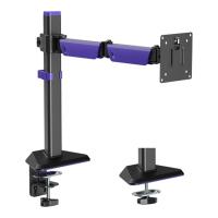 Brateck Amethyst Articulating Gaming Monitor Arm Fit Screen Size 17in-40in Up to 12Kg - Matte Black (LDT89-C012)