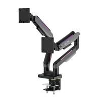 Monitor-Accessories-MSI-MPG-RGB-Dual-Monitor-Economical-Spring-Assisted-Monitor-Arm-Support-Black-Grey-MPG-MT201DRG-3