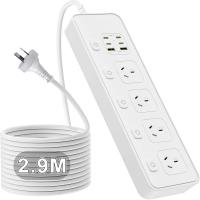Powerboards-and-Adapters-2-9M-Australian-Power-Board-with-Independent-Switches-4-AU-Sockets-2-USB-A-4-USB-C-Ports-3000W-Flame-Resistant-Wall-Mount-Power-Strip-White-41