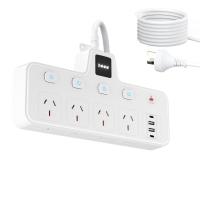 Powerboards-and-Adapters-2M-AU-Power-Strip-12-in-1-Surge-Protected-Individual-Switches-RGB-Touch-Night-Light-USB-A-USB-C-2500W-White-Augearix-1