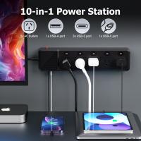 Powerboards-and-Adapters-Power-Board-with-Retractable-USB-C-Cable-5-Individual-Switched-AC-Outlets-2400W-Surge-Protected-Power-Strip-3M-Cord-Black-Augearix-2