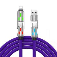 USB-Cables-Generic-4-in-1-RGB-USB-Type-A-8-Pin-and-USB-Type-C-Cable-Purple-1m-CB-4IN1-Purple-2