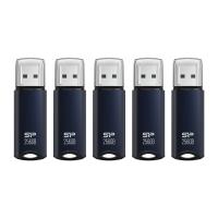 USB-Flash-Drives-Silicon-Power-256GB-Marvel-M02-USB-3-2-Gen-1-Flash-Drive-Navy-Blue-5-Pack-S5256GBUF3M02V1BAD-10